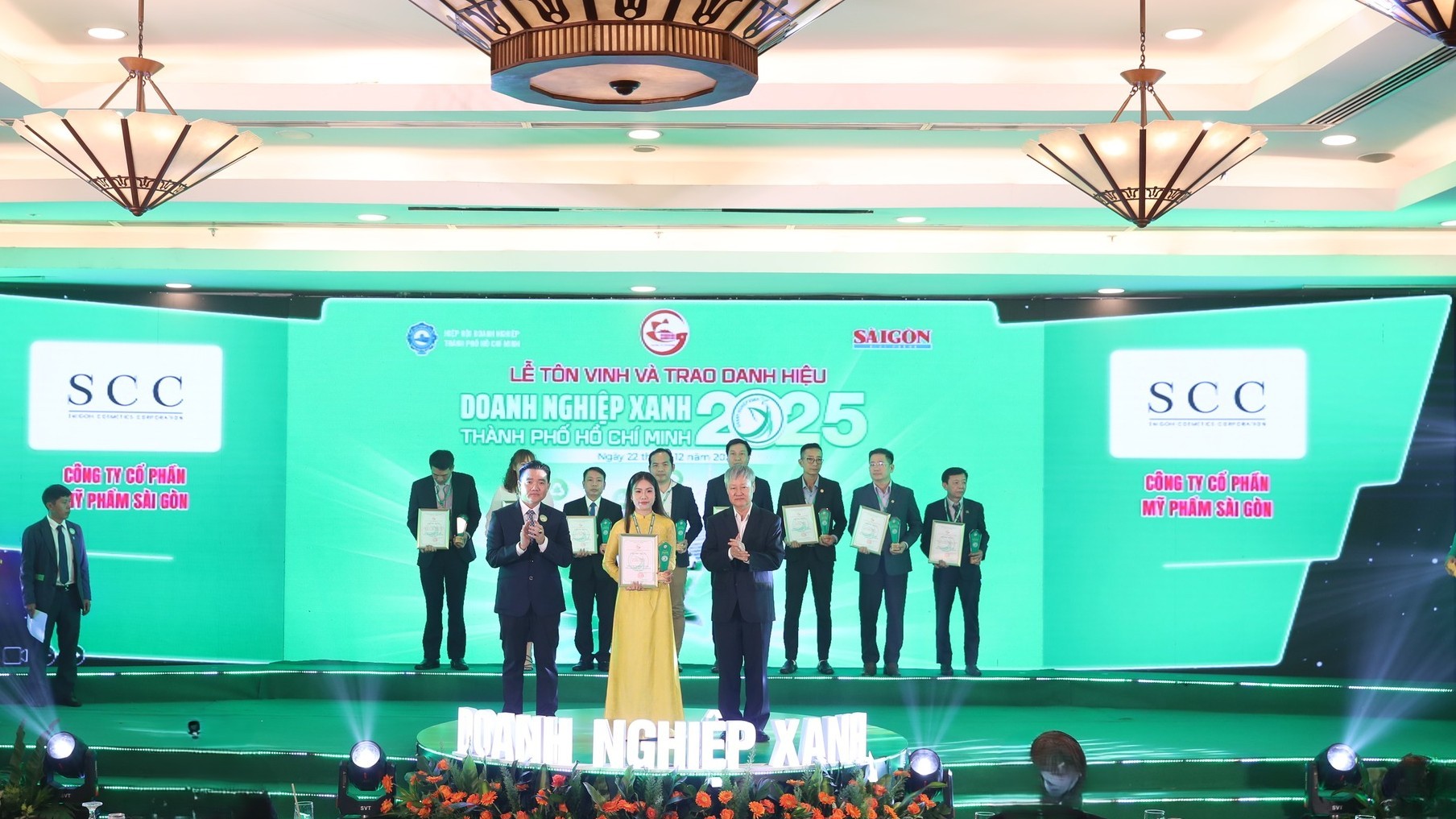 SCC 3 năm liên tiếp được vinh danh “Doanh nghiệp Xanh TP.HCM”, khẳng định cam kết phát triển bền vững